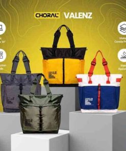 Choral Valenz Totebag || Slingbag || Handle Koper || Tas Pria Wanita