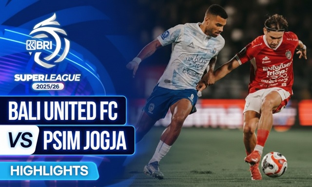 Bali United Unggul Tiga Gol di Babak Pertama