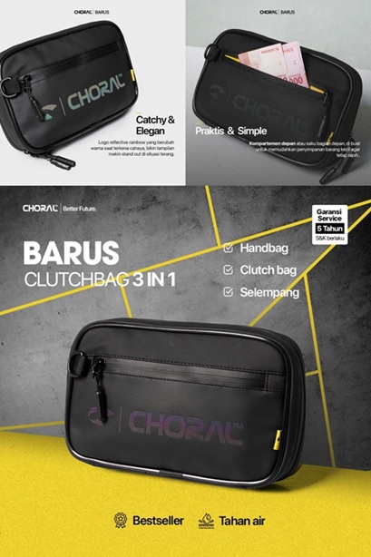 Choral Barus Multi Handling untuk Kerja Casual