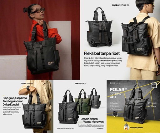 Keunggulan Choral Polar 2.0 Multi Handling dengan 3 Mode