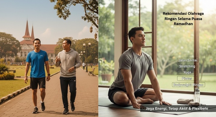 Rekomendasi Olahraga Ringan Selama Puasa Ramadhan