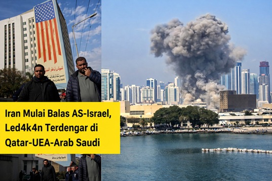 Iran Balas Serangan, Ledakan di Qatar dan Uni Emirat Arab
