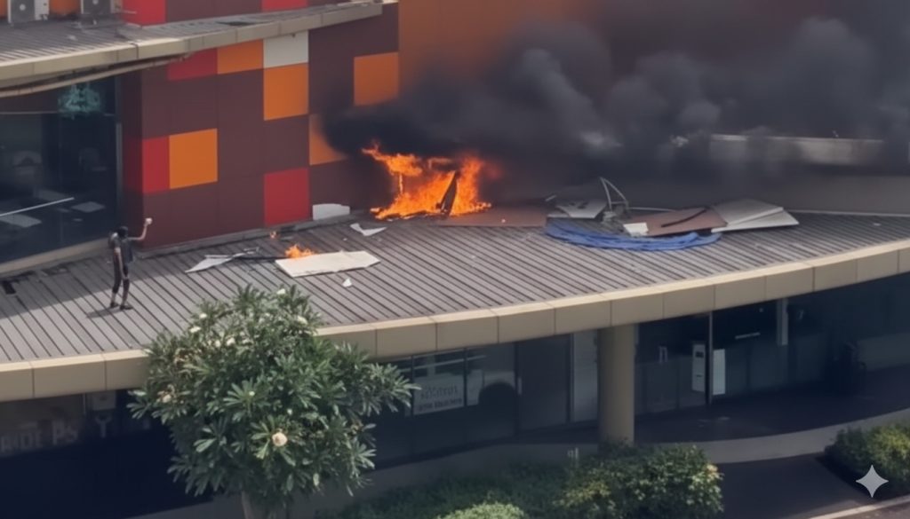 Kebakaran Mal Ciputra Cibubur Berhasil Dipadamkan