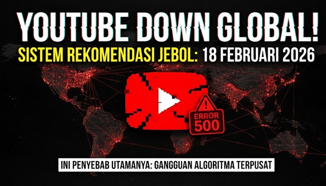 YouTube Error 18 Februari 2026 Dikeluhkan Sejak Pagi