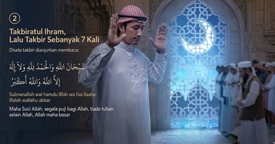 Bacaan Takbir 7 dan 5 Kali dalam Salat Idul Fitri