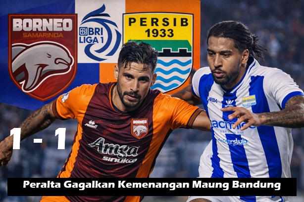 Borneo FC Menekan Sepanjang Babak Kedua