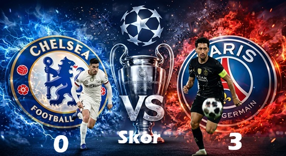 Agregat Telak 8-2, PSG Melaju ke Perempat Final