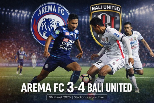 Bali United Curi Kemenangan di Kandang Arema