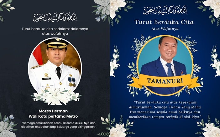 Dua Tokoh Lampung Berpulang di Hari Raya