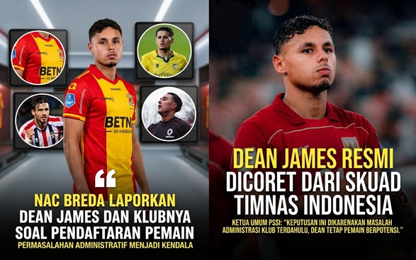 Dampak Polemik Paspor Dean James ke Timnas Indonesia