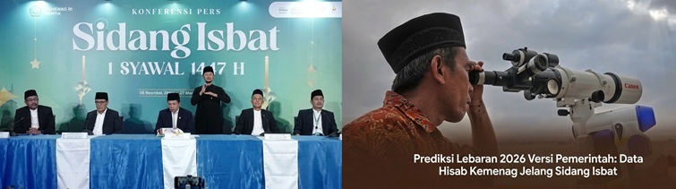 Hasil Sidang Isbat 19 Maret 2026 Diumumkan
