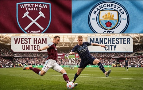 Duel West Ham vs Man City Berjalan Ketat Sejak Awal