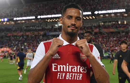 William Saliba Dicoret dari Timnas Prancis