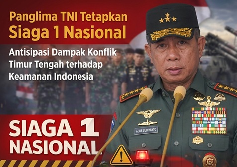Penjelasan TNI Soal Status Siaga 1