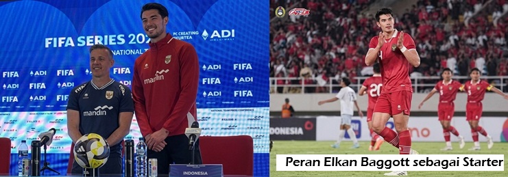 Susunan Pemain dan Peran Elkan Baggott sebagai Starter
