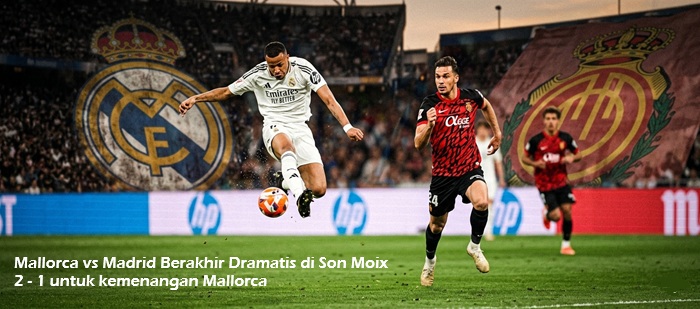 Mallorca vs Madrid Berakhir Dramatis di Son Moix