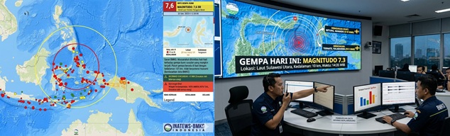 Gempa Hari Ini Guncang Bitung